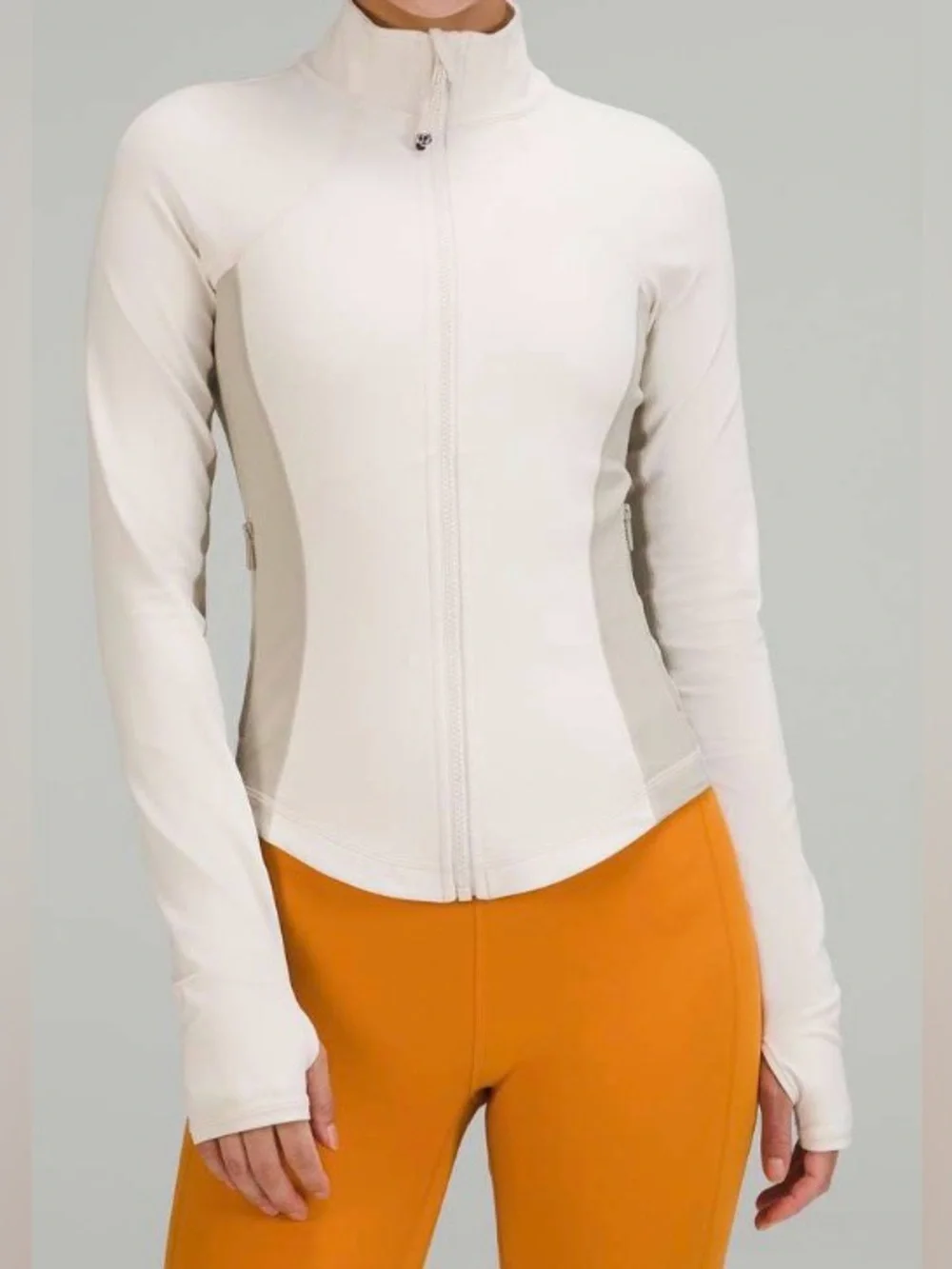NWOT New Lululemon Throwback Shape Jacket White Opal / Raw Linen